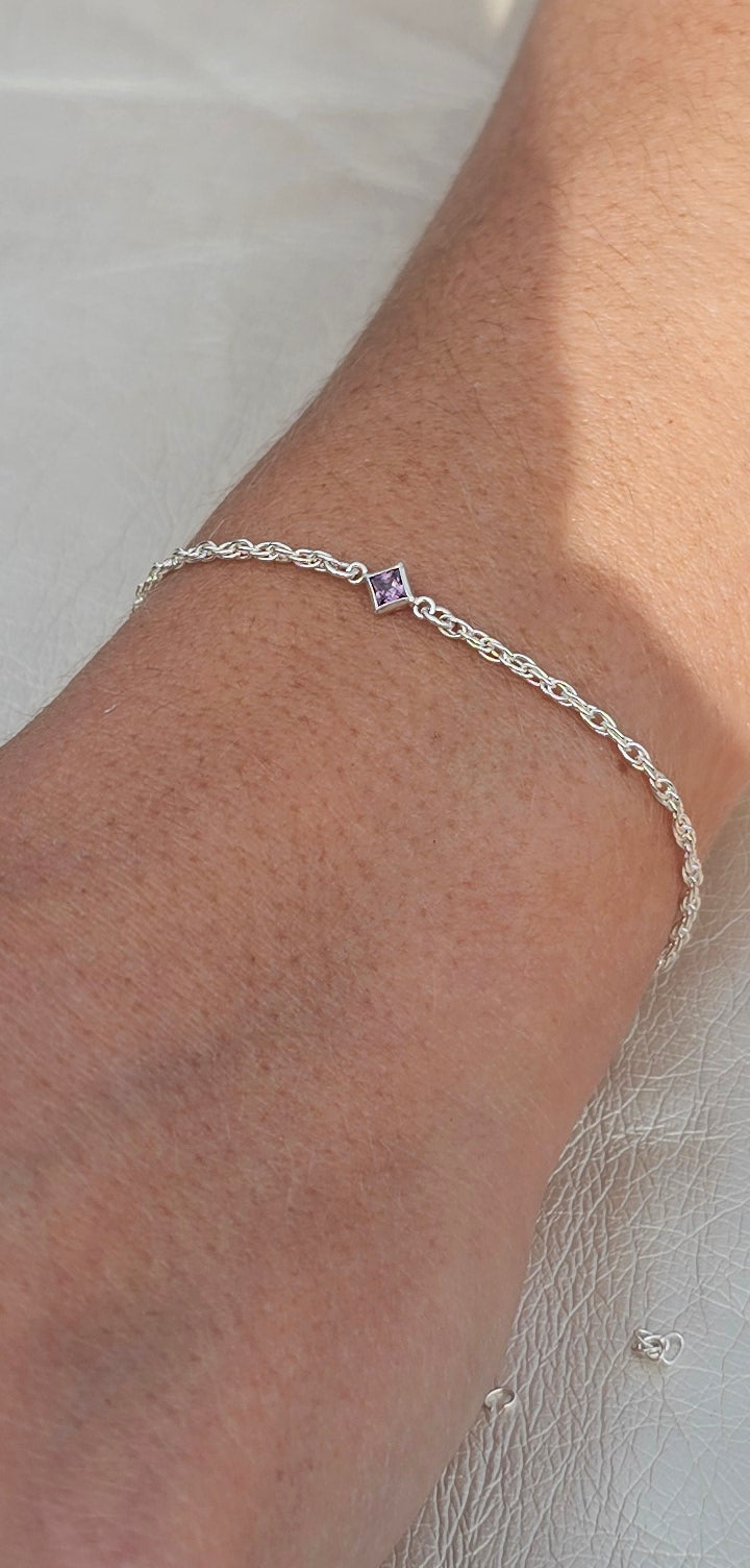 Selene |  Rope| Sterling Silver | Permanent Jewelry | Be Intentionally Linked