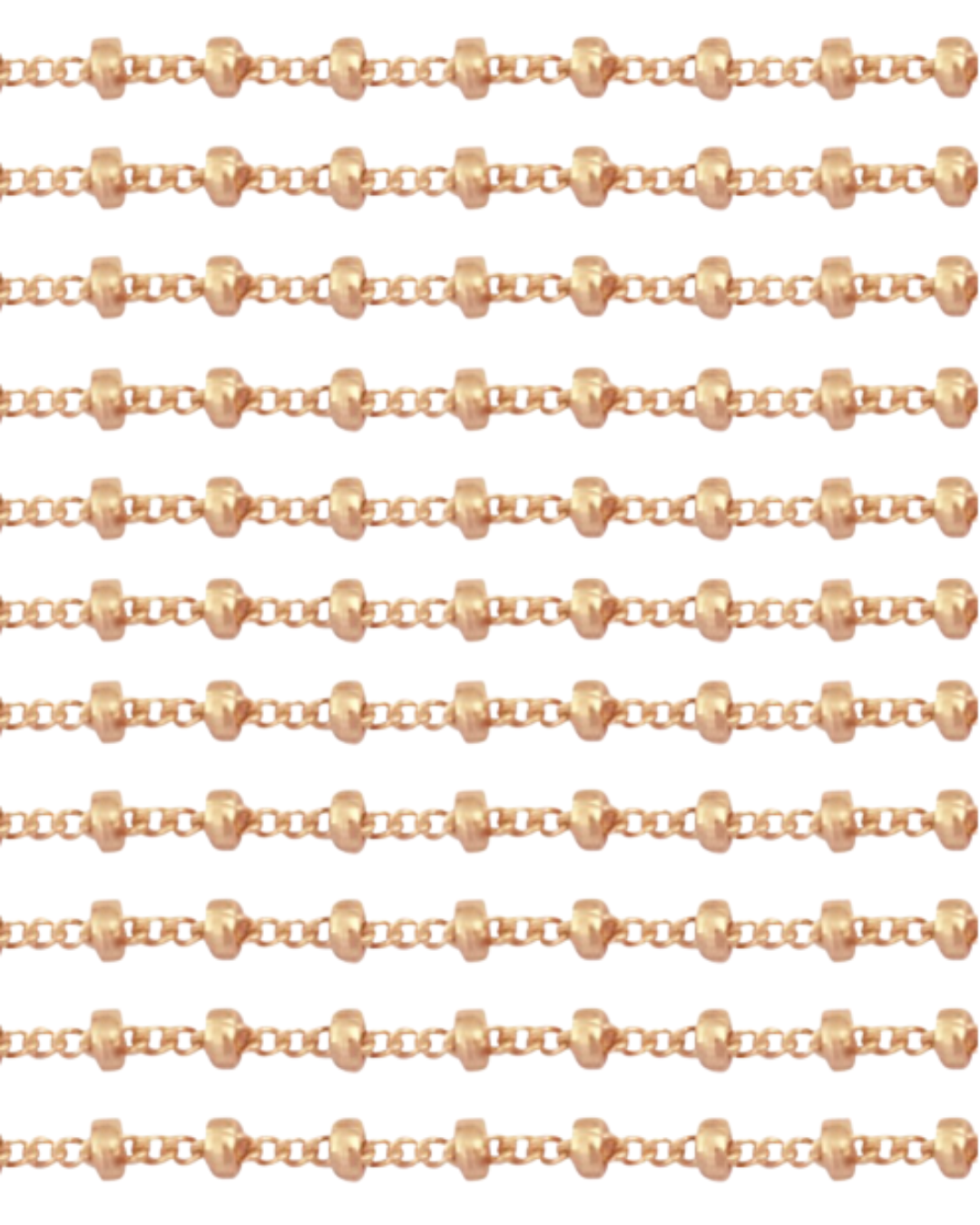 Double dot satellite chain | 14k Gold filled | Baltimore Permanent Jewelry