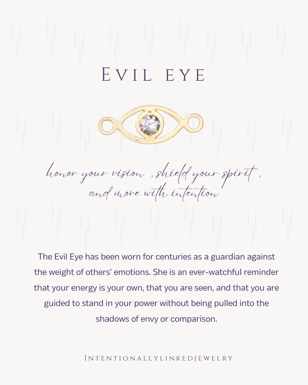 Evil Eye Connector | 14k Gold Filled | Spiritual & Intentional Permanent Jewelry