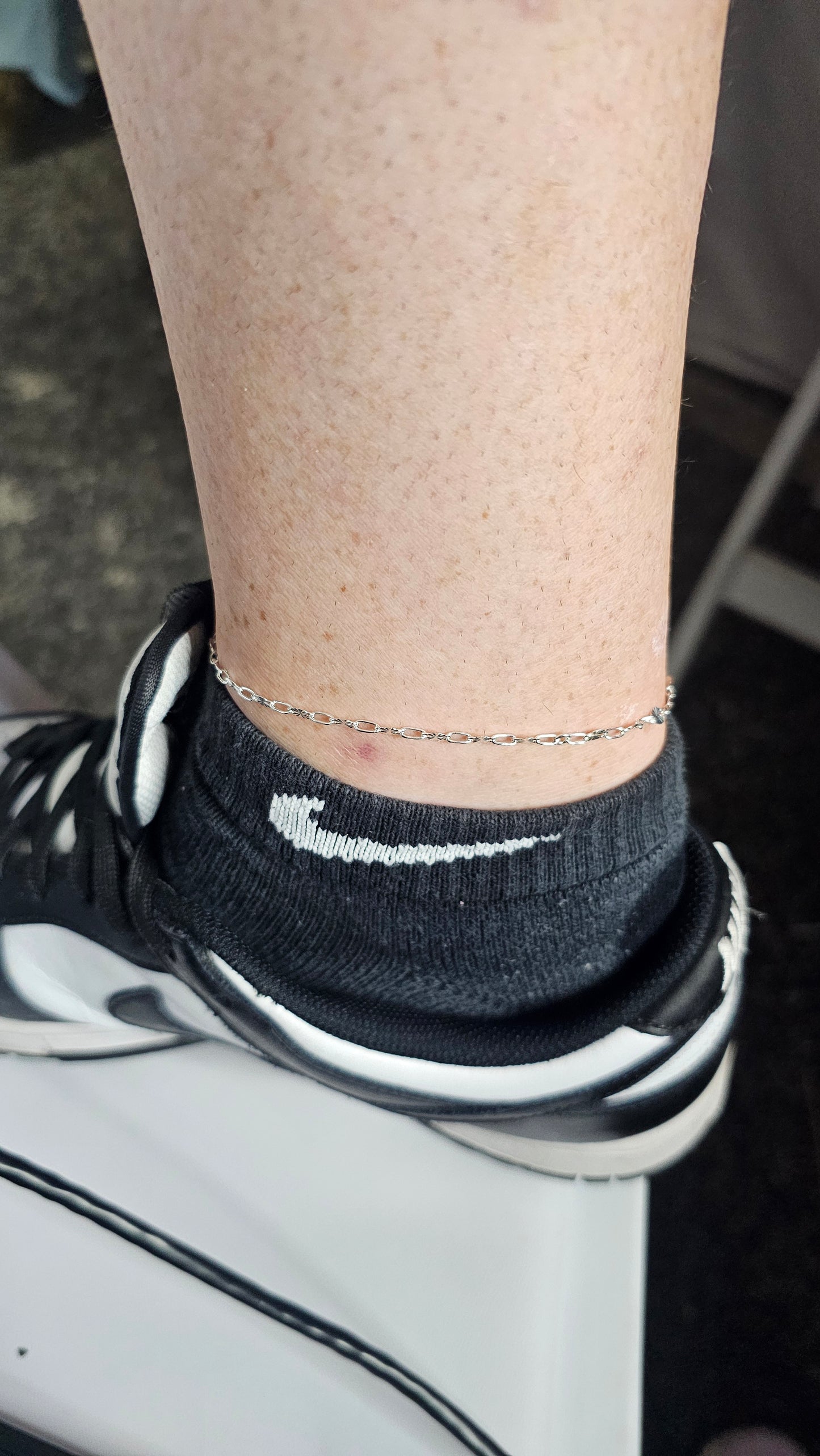 Sunburst | Sterling Silver | Sunburst + Paperclip Chain | Permanent Jewelry | Be Intentionally Linked | Baltimore, Maryland