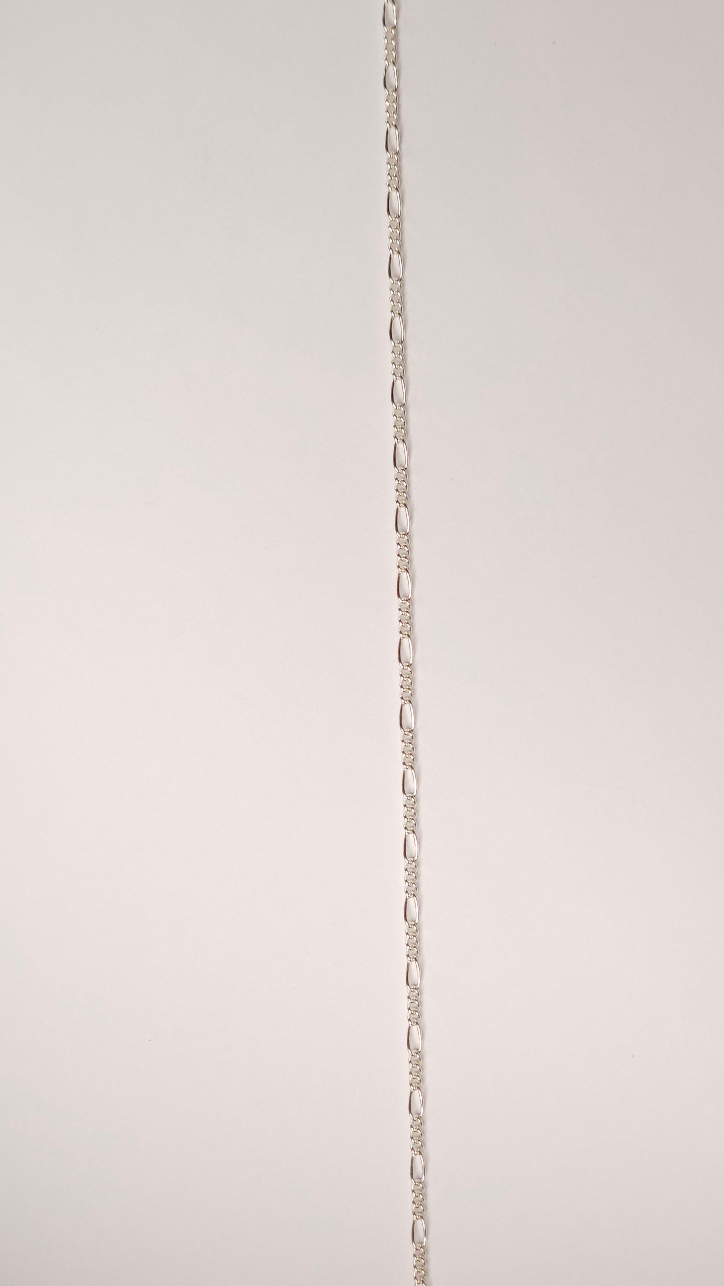 Serena | Figaro Chain | Sterling Silver | Permanent Jewelry | Be Intentionally Linked