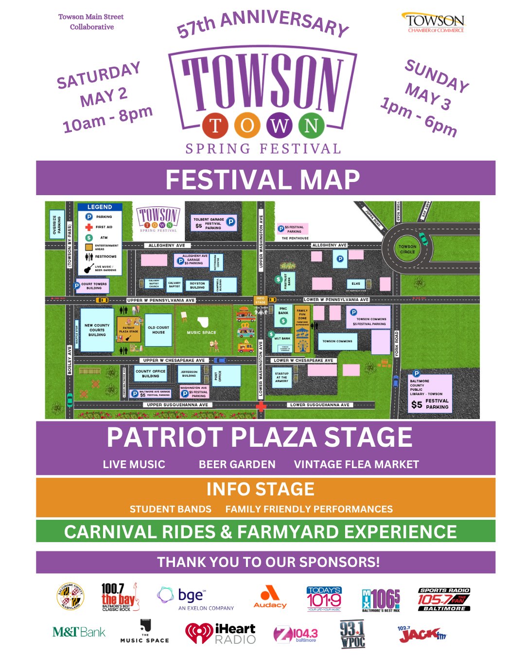 Intentionally Linked Permanent Jewelry on Festival Map in Towson Maryland 