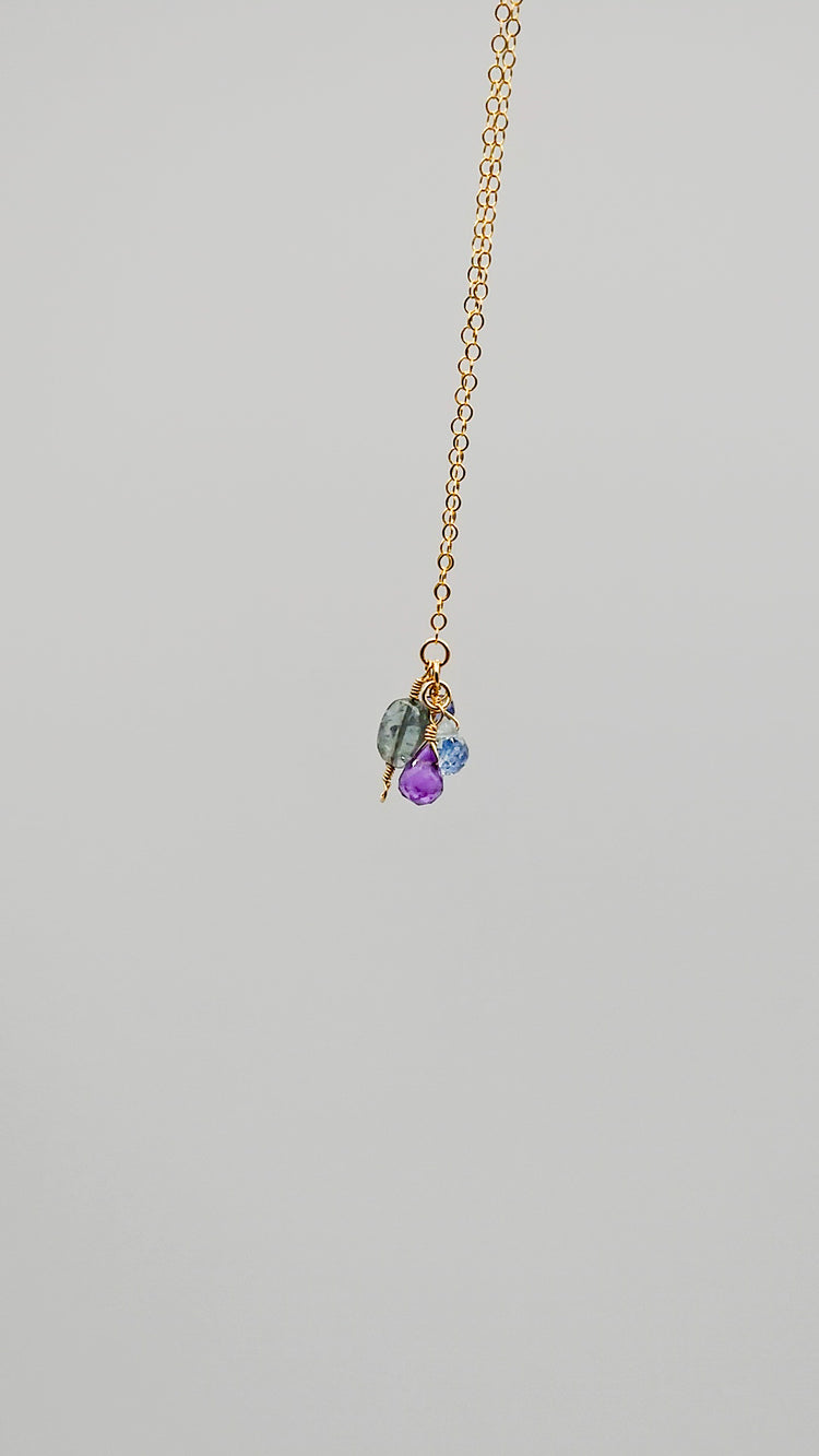 Design Your Own 14k dainty "intentional charm" necklace