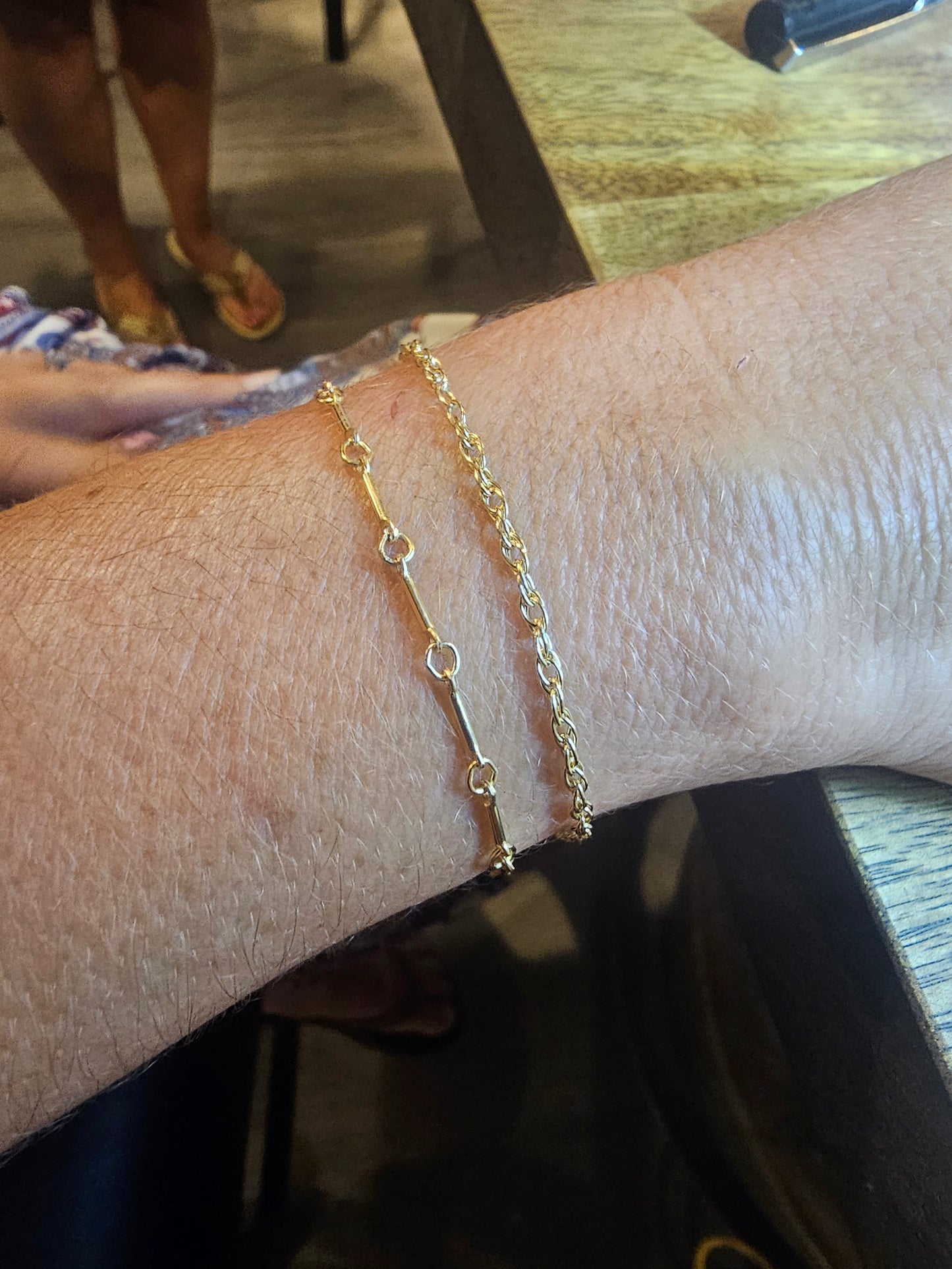 14k Gold fill permanent bracelt