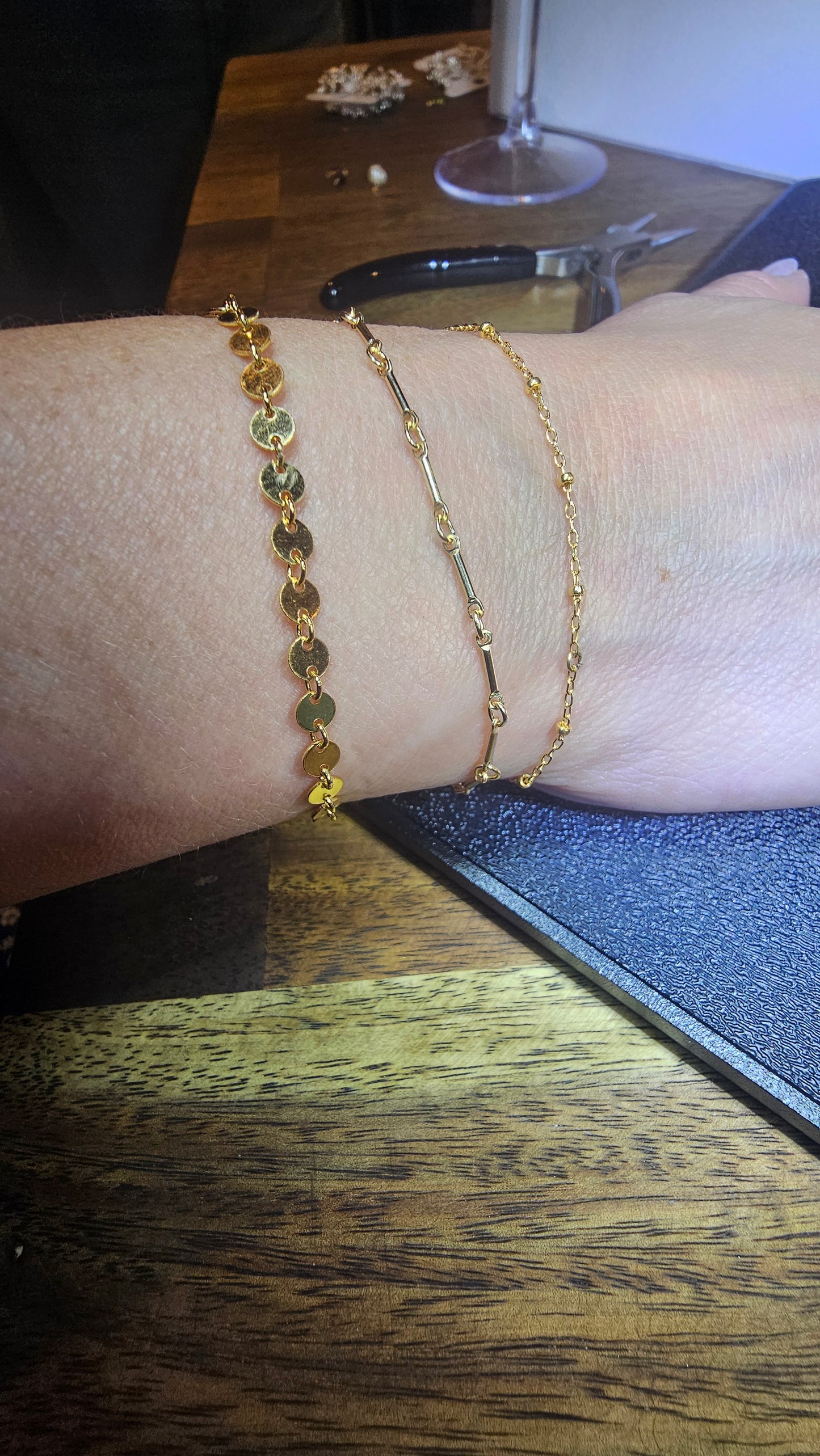 14k Gold fill permanent bracelt