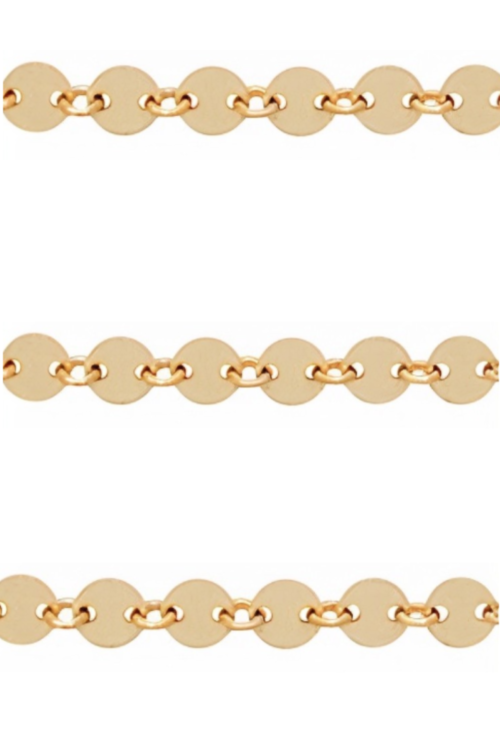 Disc Chain | 14k Gold Filled | Permanent Jewelry | Be Intentionally Linked | Baltimore, MD