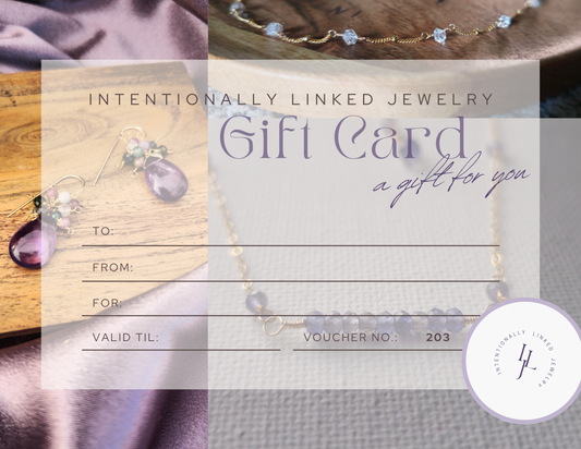 Intentionally Linked Jewelry gift card