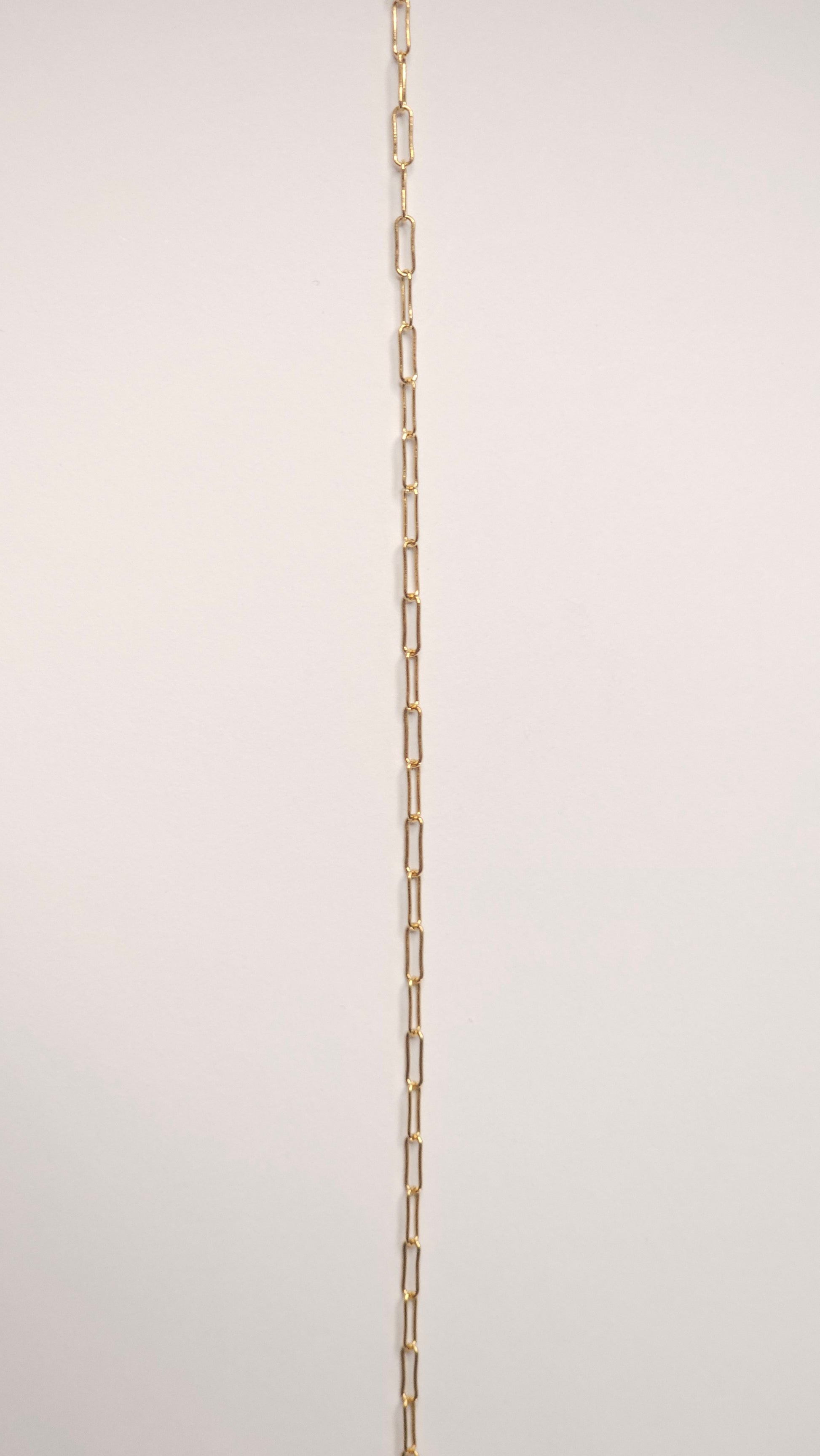 Medium paperclip chain in 14k gold fill, Libra style permanent jewelry designed to reflect balance, structure, and strength — Be Intentionally Linked.