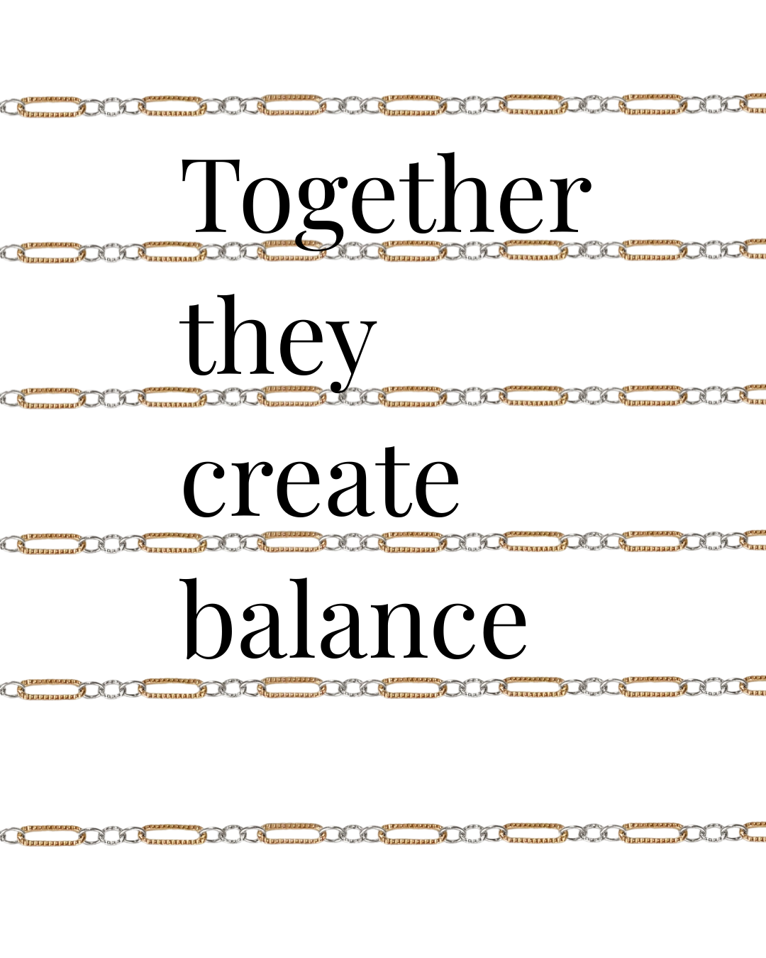 Elegant mixed metal Cadence chain design with textured gold links and polished silver connectors used for welded permanent jewelry bracelets.
Perfect for bridal events, Birthdays, or private appointments in Baltimore Maryland 