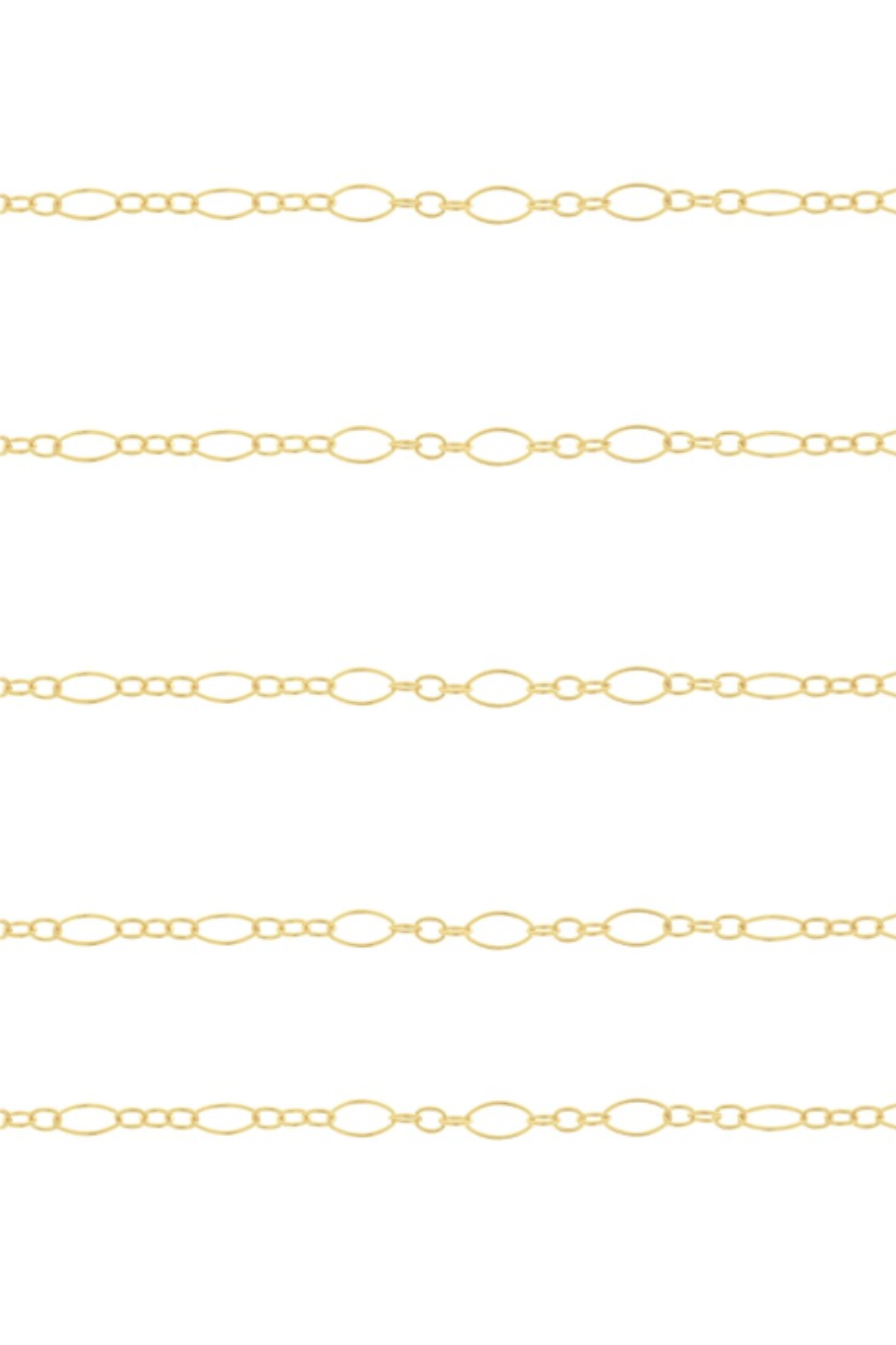 Diamond Cable Mini | 3+1 Long & Short | 14k Gold Filled | Permanent Jewelry | Be Intentionally Linked | Baltimore, Maryland