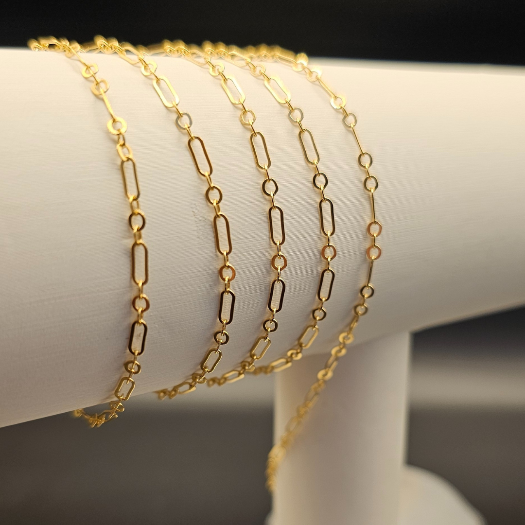 Scorpio | 2mm Loop & Circle Chain | 14k Gold Filled | Permanent Jewelry | Be Intentionally Linked
