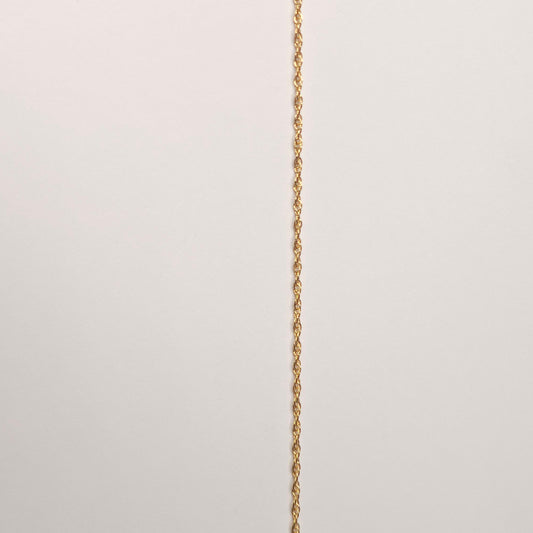 Bold and radiant triple rope chain in 14k gold fill, symbolizing strength, unity, and personal evolution. A powerful piece for your permanent jewelry story 