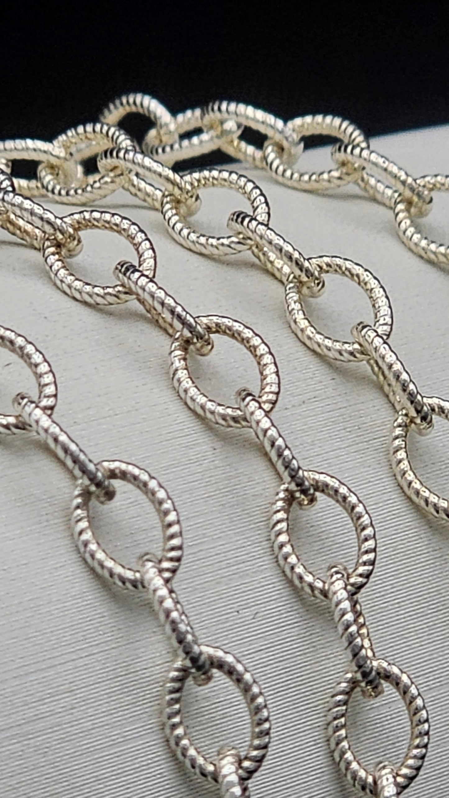 Fortis | Sterling Silver | Twisted Oval Chain | Permanent Jewelry | Be Intentionally Linked