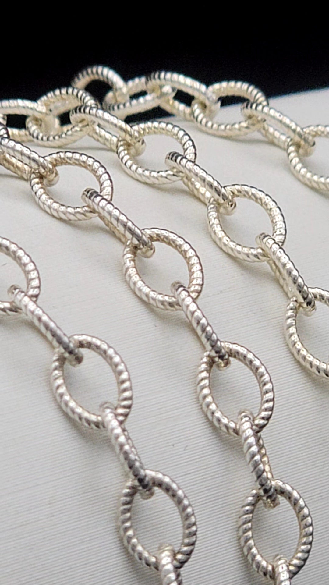 Fortis | Sterling Silver | Twisted Oval Chain | Permanent Jewelry | Be Intentionally Linked