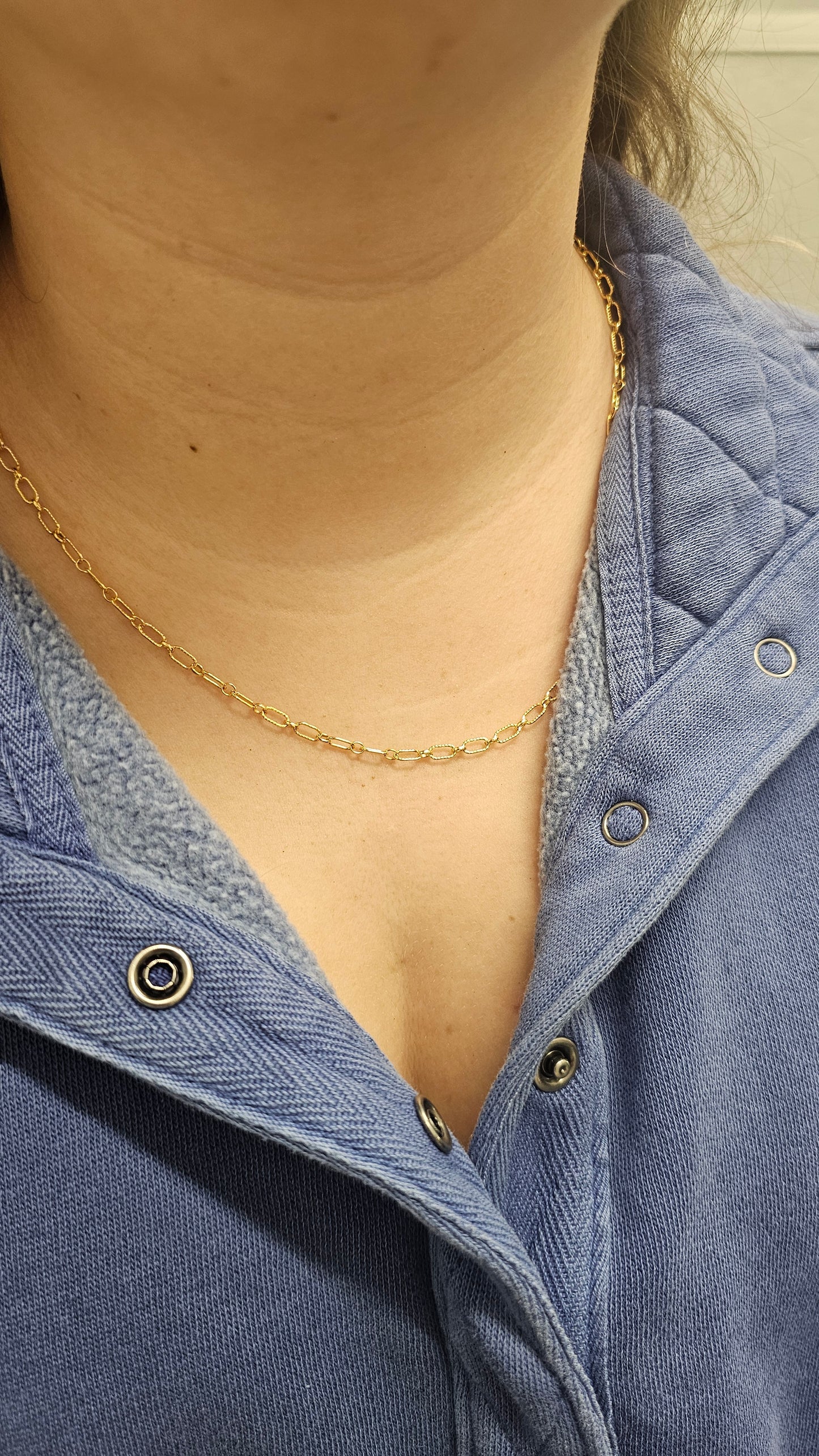 Astraea | 14K Gold Fill | Permanent Jewelry | Intentionally Linked | Baltimore, Maryland