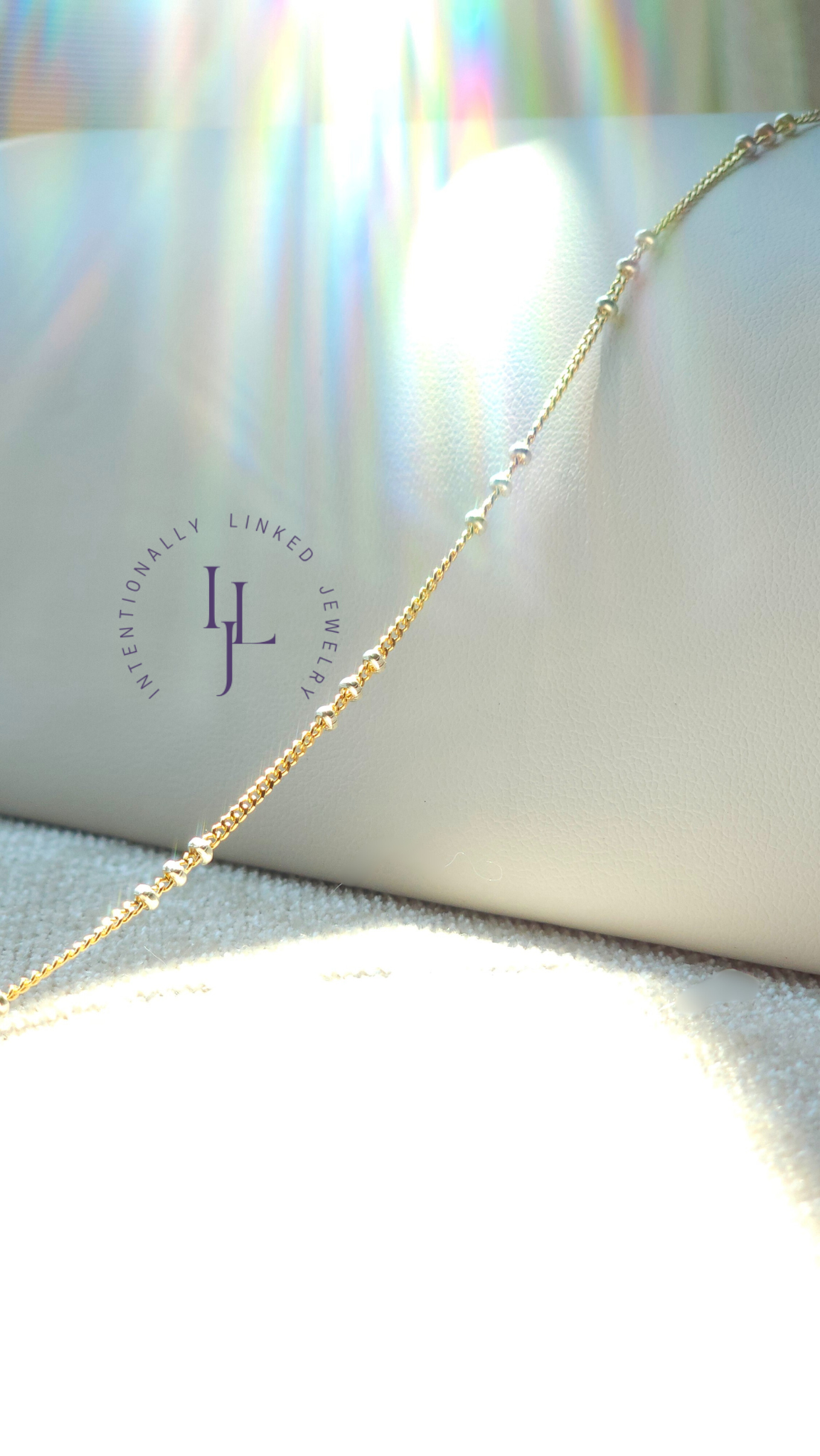 Threefold | Mixed Metal Satellite Chain | 14K Gold Fill & Sterling Silver| Permanent Jewelry | Be Intentionally Linked
