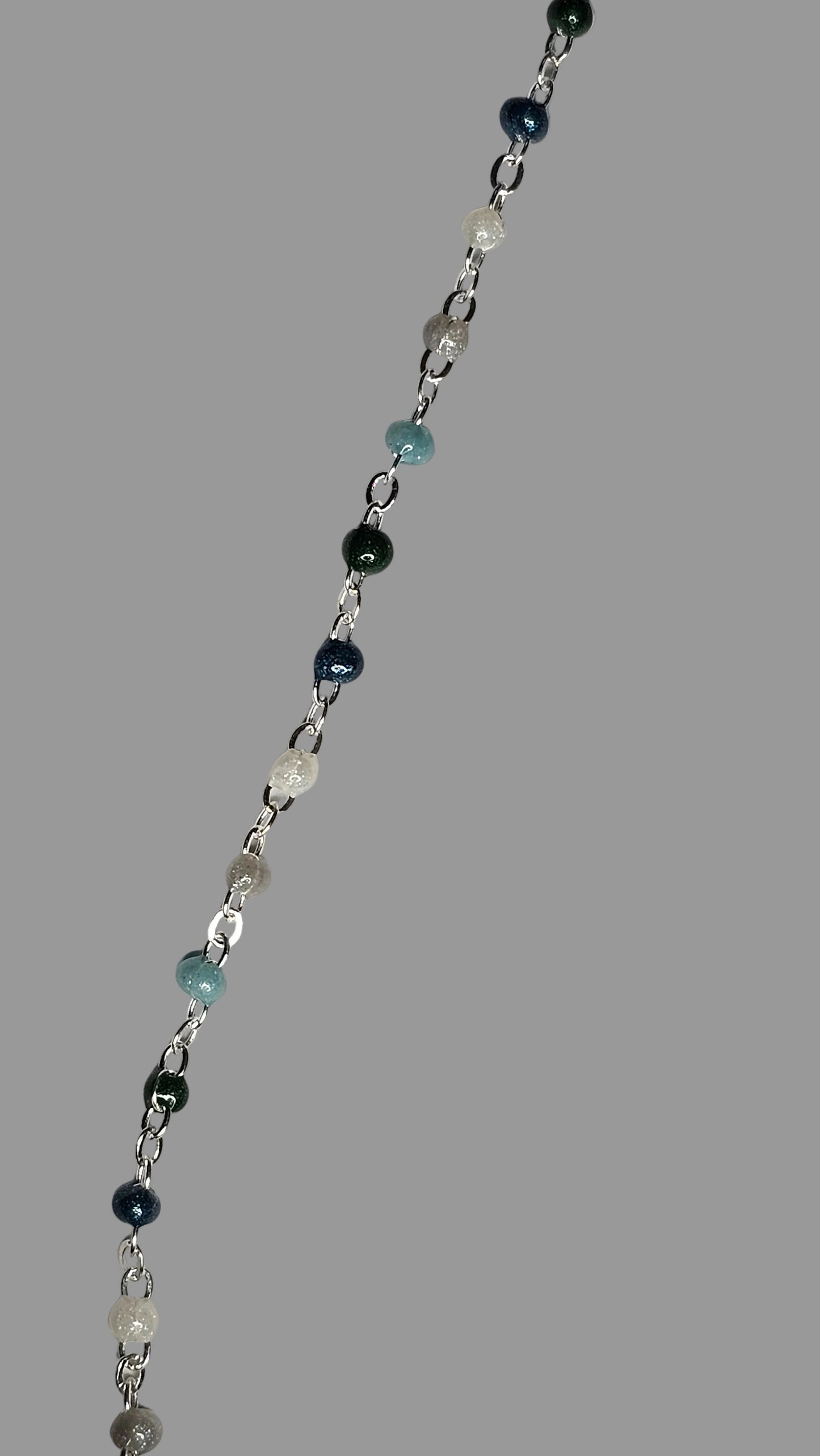 Dot Enamel Chain | Sterling Silver | Permanent Jewelry | Be Intentionally Linked | Baltimore, Maryland