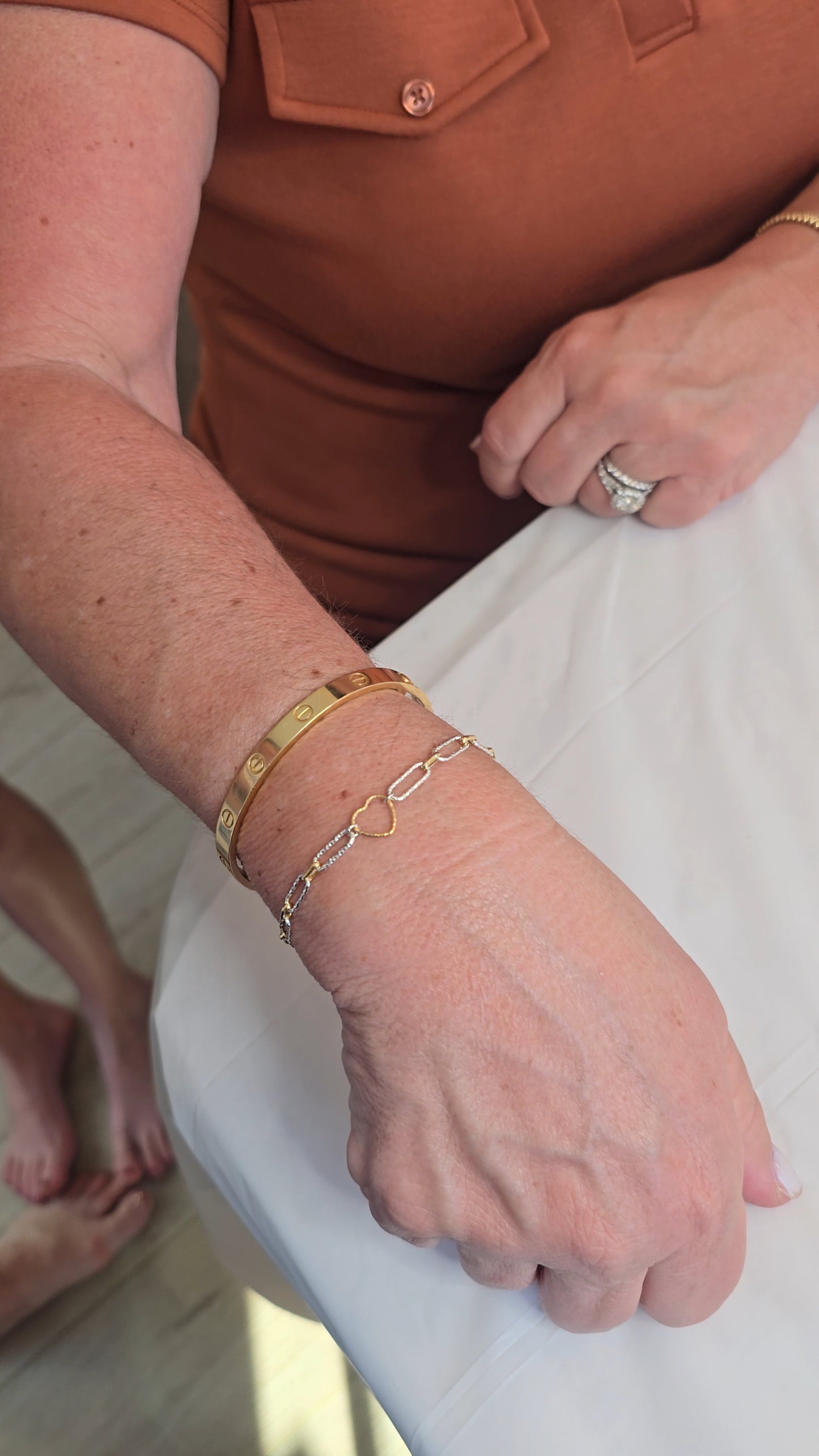Radiant Link | 14K Gold Filled & Sterling Silver | Permanent Jewelry | Be Intentionally Linked
