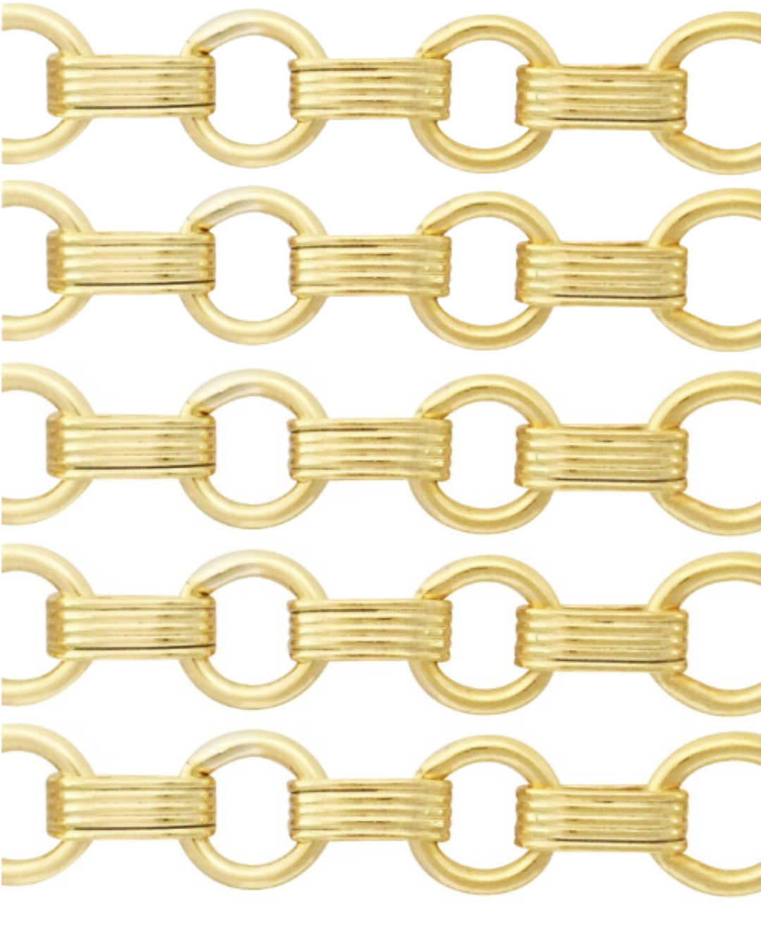 Vara | Flat Circle Statement Chain | 14k Gold Filled | Permanent Jewelry | Be Intentionally Linked | Baltimore, Maryland