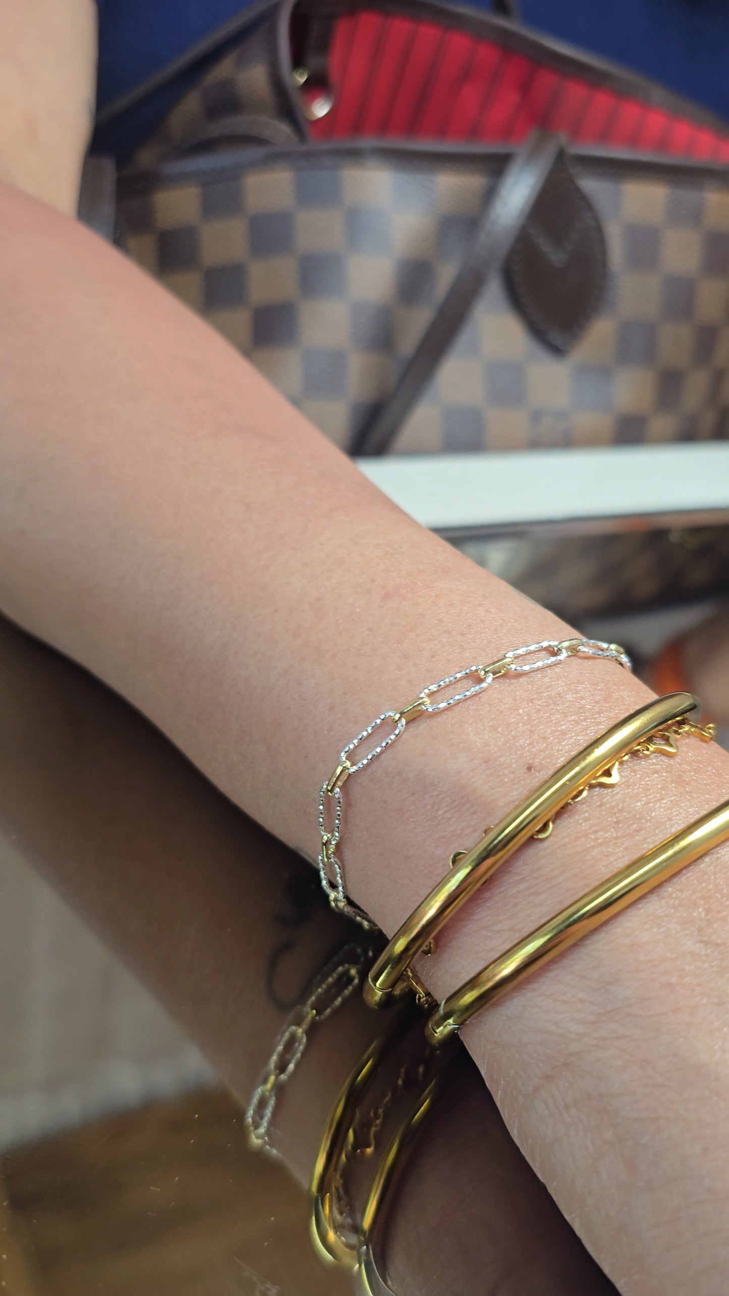 Radiant Link | 14K Gold Filled & Sterling Silver | Permanent Jewelry | Be Intentionally Linked
