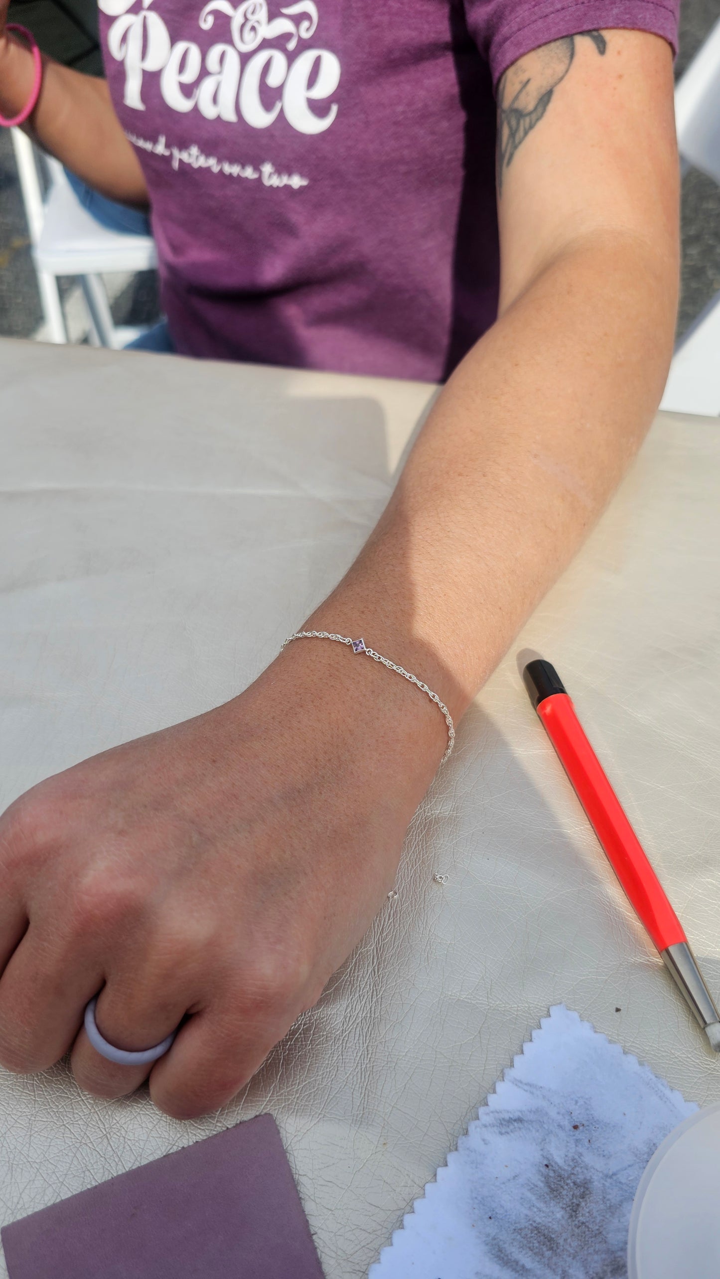 Selene |  Rope| Sterling Silver | Permanent Jewelry | Be Intentionally Linked