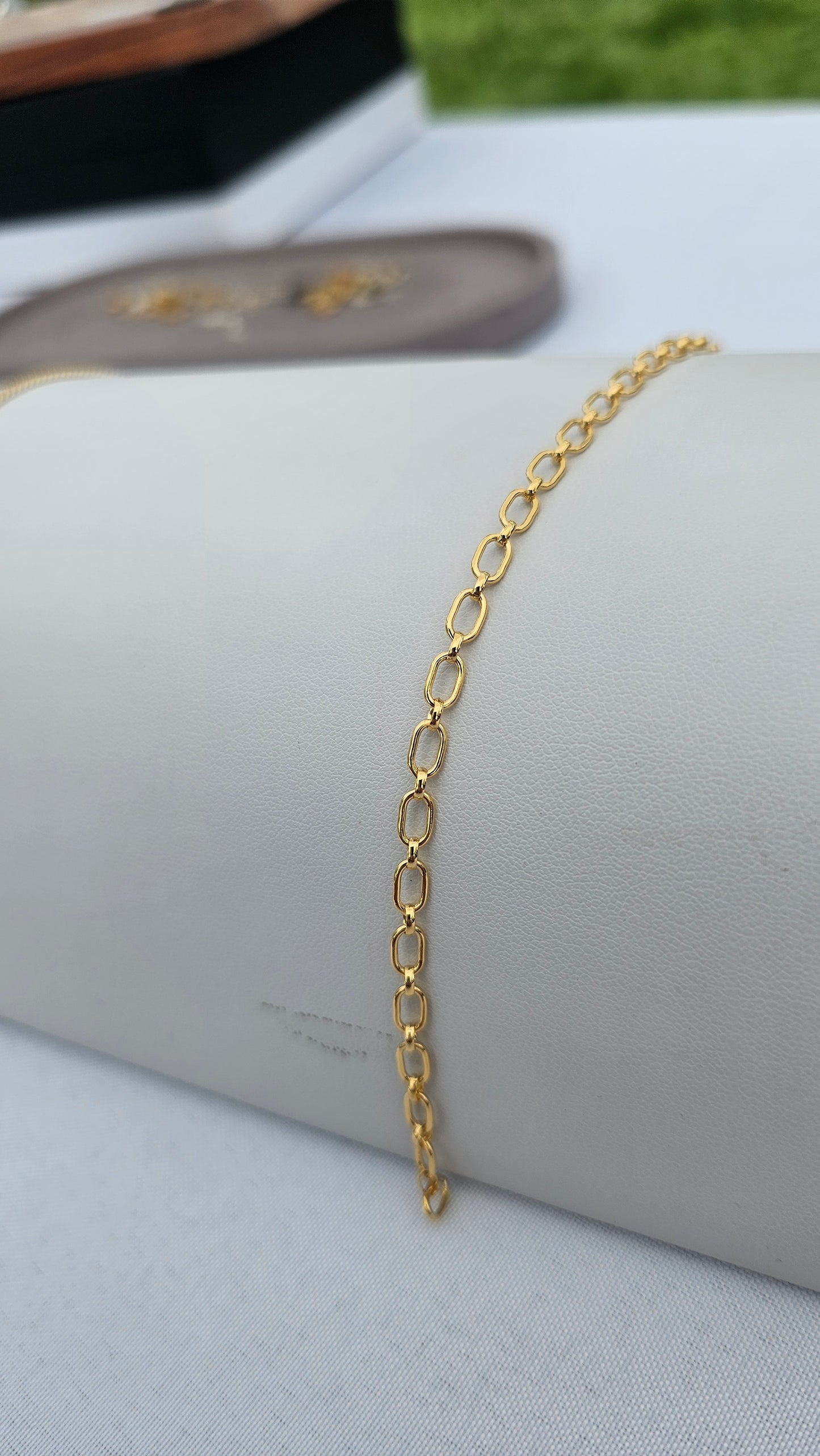 Blaire | Long & Short Oval | 14k Gold Filled | Permanent Jewelry | Be Intentionally Linked | Baltimore, Maryland