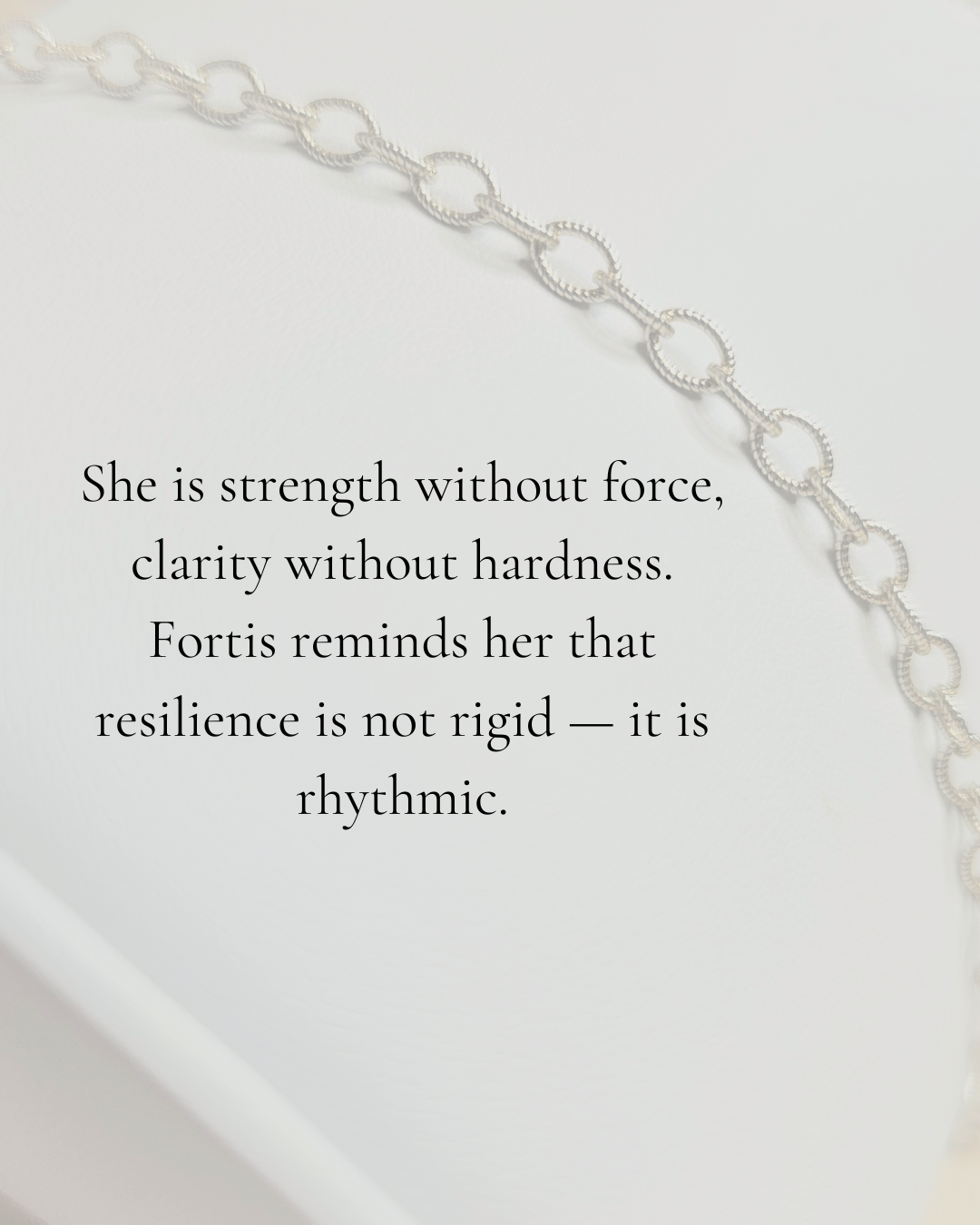 Fortis | Sterling Silver | Twisted Oval Chain | Permanent Jewelry | Be Intentionally Linked
